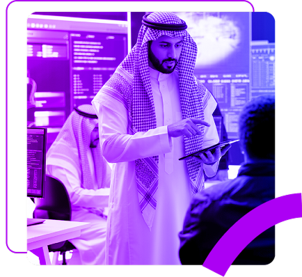 Professional man in traditional attire